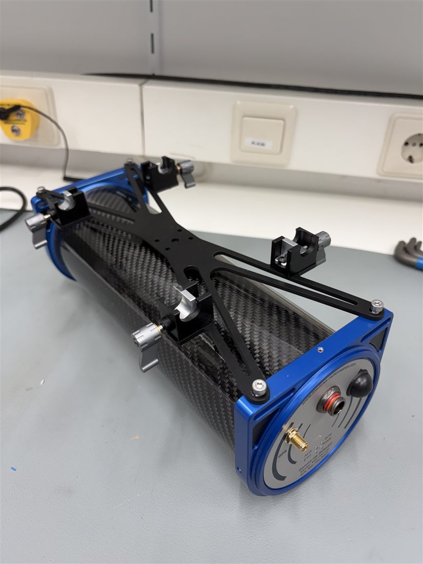 Sensor plate fully mounted on the MS-Series detector