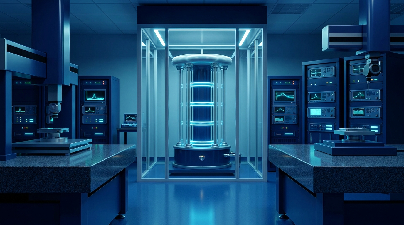 Precision high-voltage calibration reference on a metrology bench