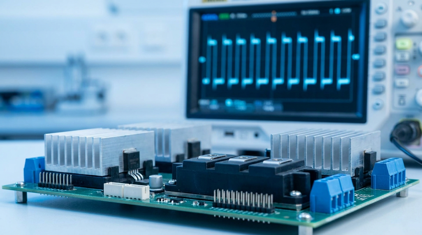 SiC and GaN double-pulse switching test
