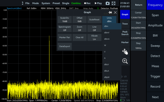 Multiple Unit Display in SpectraCore