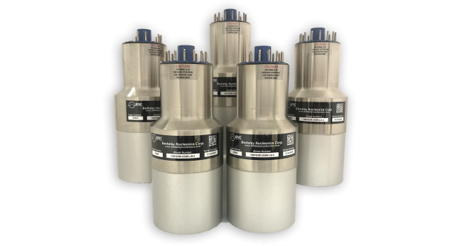 ScintIQ scintillation detector assemblies with integrated photomultiplier tubes.