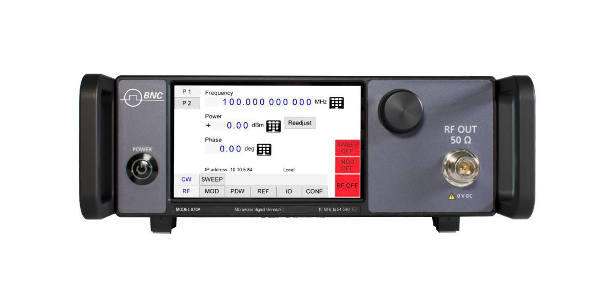 RF & Microwave Signal Generator Docs & Manuals | BNC